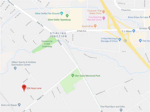 Google Map screenshot of BCAG office.